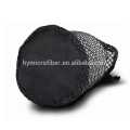 Small customized cheap drawstring mesh bag for golf ball